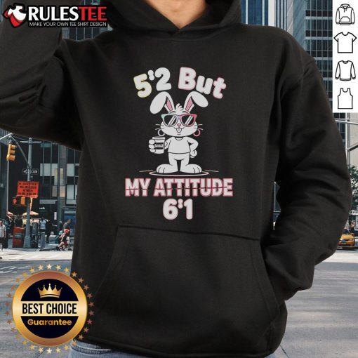 Nice Bunny hoodie featuring playful design and bold attitude, perfect for casual wear and spring outings.