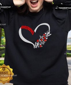 Cozy Cleveland Browns NFL sweatshirt featuring 'Nice Butterflies In My Stomach' design, perfect for fans and game day wear.