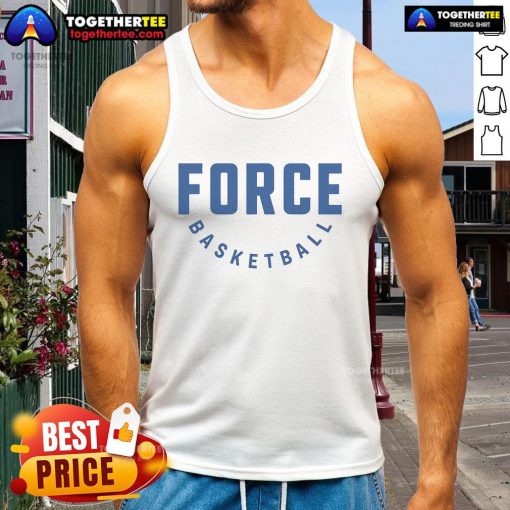 Alt Text: Caitlin Clark Force basketball team logo tank top showcasing vibrant design and team spirit for fans.