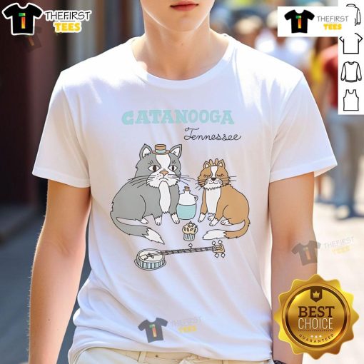 Alt Text: Stylish Nice Catanooga Tennessee T-Shirt featuring vibrant design and comfortable fit for cat lovers in Tennessee.