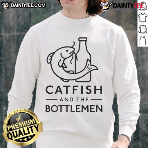 Nice Catfish and the Bottlemen sweatshirt featuring vibrant design, perfect for fans of the band and stylish casual wear.