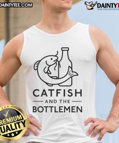 Stylish Nice Catfish and the Bottlemen tank top in vibrant colors, perfect for fans of the band and summer fashion.