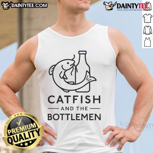 Stylish Nice Catfish and the Bottlemen tank top in vibrant colors, perfect for fans of the band and summer fashion.