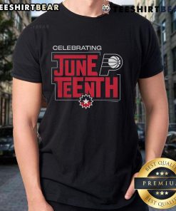 Nice Celebrating Juneteenth Indiana Pacers T-Shirt featuring vibrant colors and unique design for Juneteenth celebrations.