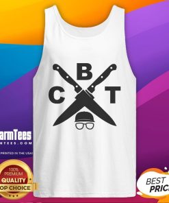 Chef Brian Tsao wearing a NYHC rip tank top, showcasing his culinary skills and stylish kitchen fashion.