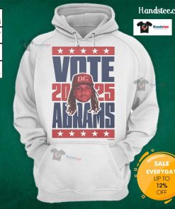 Alt Text: CJ Abrams 2025 Vote Hoodie featuring a stylish design promoting voter engagement and civic participation.