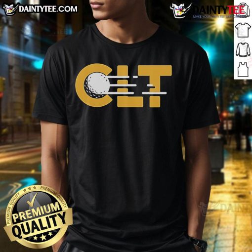Alt Text: Nice Clt Golf 704 T-Shirt featuring a stylish design, perfect for golf enthusiasts and casual wear.