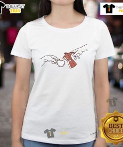 Stylish Wituka Ladies Tee featuring a nice coffee design, perfect for casual wear and coffee lovers.