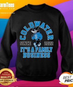 Retro sweatshirt from Nice Coldwater since 2022, showcasing a family business design in a cozy, stylish look.