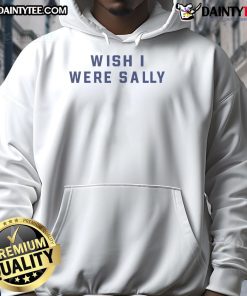 Alt Text: Conan Gray wearing 'Wish I Were Sally' hoodie, showcasing his stylish look and unique fashion sense.