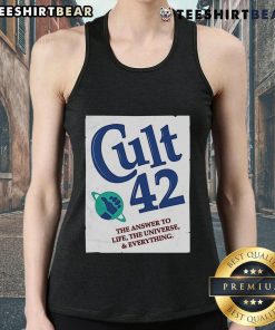 Nice Cult 42 The Answer to Life The Universe Everything tank top featuring a stylish design and vibrant colors.