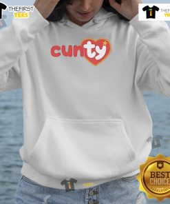 Stylish Nice Cunty Heart Hoodie featuring a bold heart design, perfect for casual wear and fashion lovers.