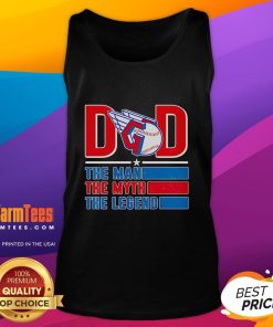 Nice Dad The Man The Myth The Legend Cleveland Guardians tank top for fans, featuring a stylish design and team colors.