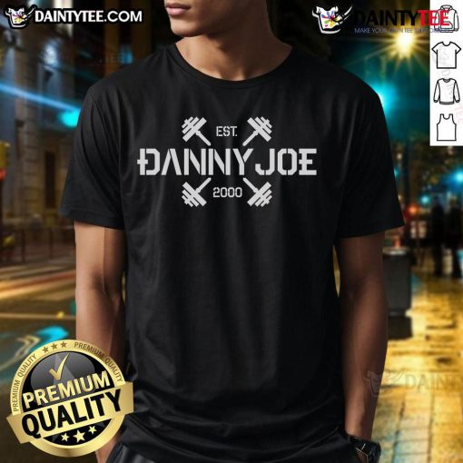 Nice Danny Joe Est 2000 logo t-shirt featuring a stylish design and vibrant colors, perfect for casual wear.