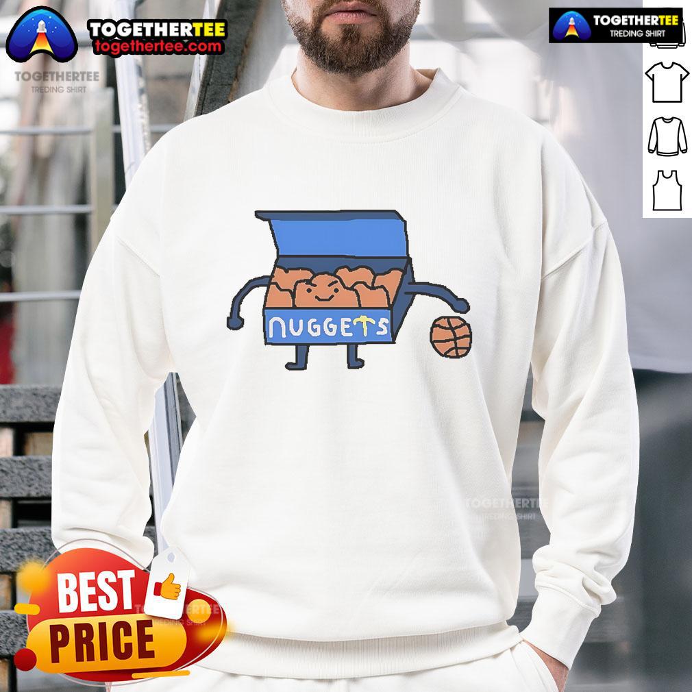 Nice Denver Nuggets Basketball Best Denver Logo All Time Cartoon Sweatshirt Cartoon sweatshirt featuring the best Denver Nuggets logo of all time, perfect for basketball fans in Denver.