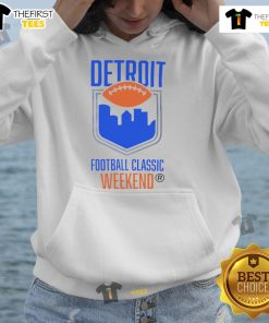 Nice Detroit Football Classic Weekend Hoodie featuring a stylish design perfect for game day and casual wear.