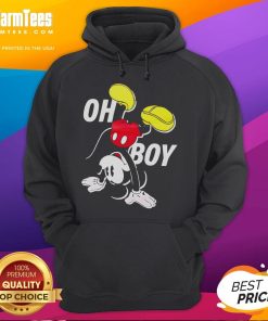 Cozy Nice Disney Mickey Mouse Oh Boy Hoodie featuring vibrant colors and iconic Mickey design, perfect for fans.