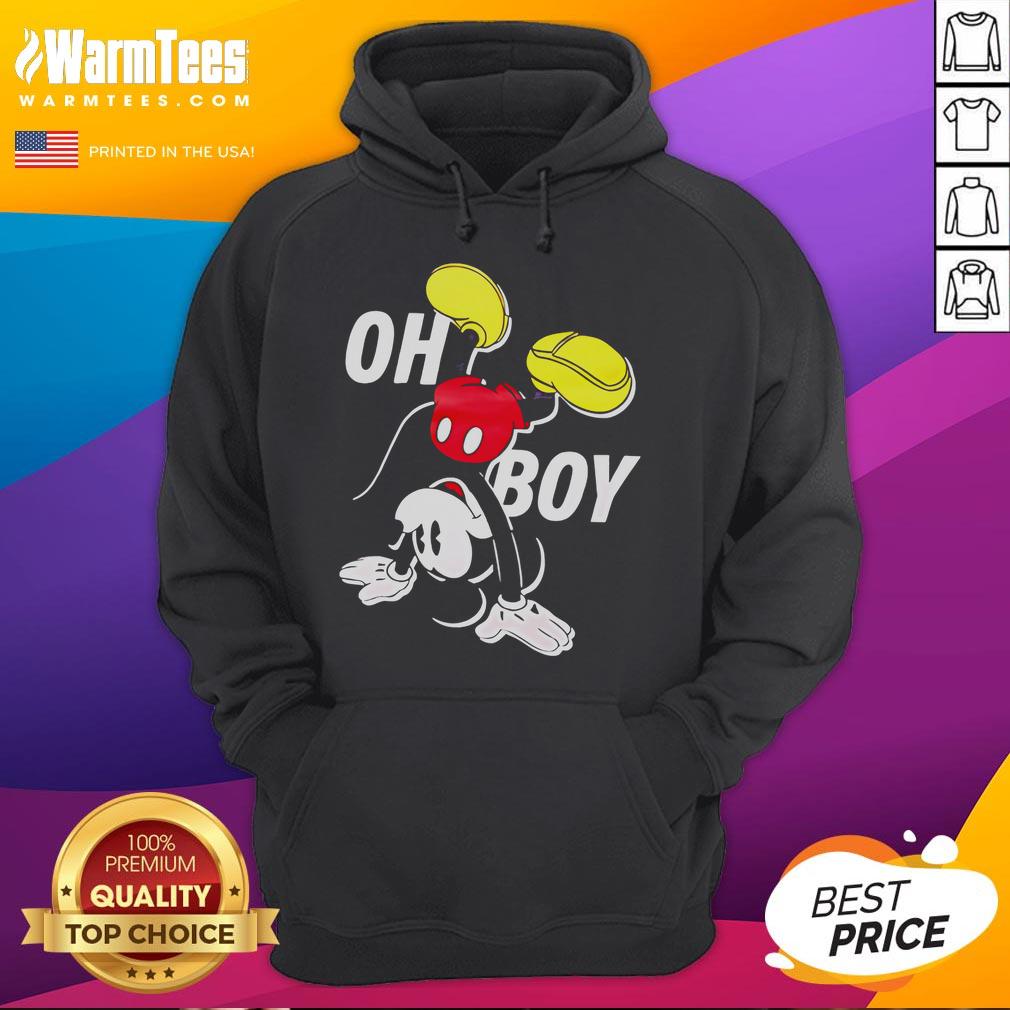 Nice Disney Mickey Mouse Oh Boy Hoodie Cozy Nice Disney Mickey Mouse Oh Boy Hoodie featuring vibrant colors and iconic Mickey design, perfect for fans.