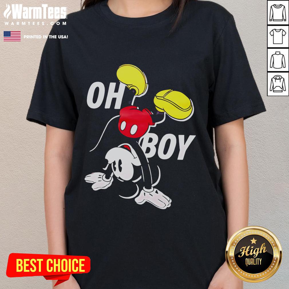 Nice Disney Mickey Mouse Oh Boy Ladies Tee Nice Disney Mickey Mouse Oh Boy ladies tee featuring a fun graphic design, perfect for Disney fans and casual wear.