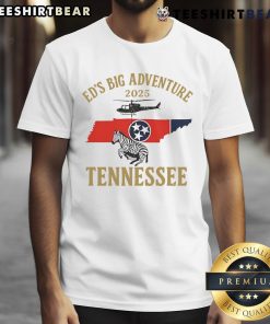 Nice Ed's Big Adventure Tennessee T-Shirt featuring vibrant graphics and comfortable fabric, perfect for outdoor enthusiasts.