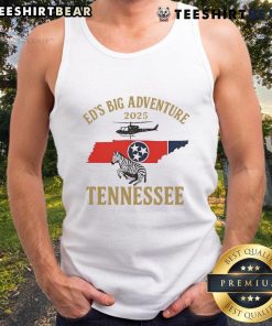 Nice Ed's Big Adventure Tennessee tank top featuring a vibrant design, perfect for summer outings and outdoor adventures.