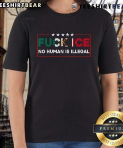 Nice Fck Ice No Human Is Illegal Mexico Flag Ladies Tee featuring vibrant colors and bold text for social justice.
