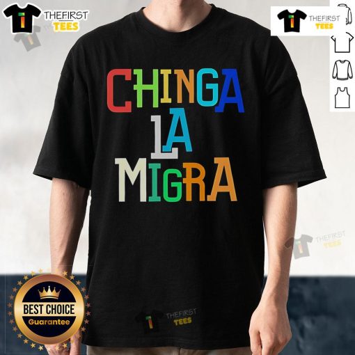 Nice Fdt Chinga La Migra Abolish ICE T-Shirt featuring bold graphics promoting immigration reform and social justice.