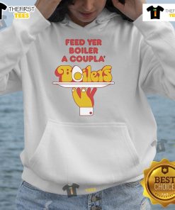 Nice Feed Yer Boiler hoodie featuring a unique design, perfect for stylish warmth and comfort during chilly days.