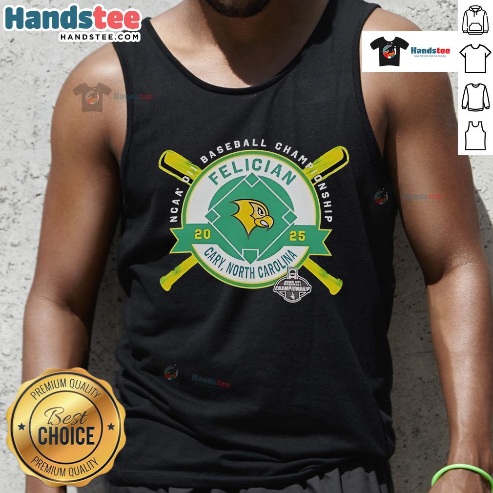 Nice Felician Golden Falcons NCAA DII Baseball Championship Cary North Carolina 2025 Tank Top