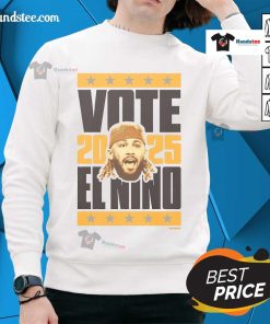 Nice Fernando Tatis Jr 2025 Vote Sweatshirt featuring a bold design, perfect for fans supporting Tatis this season.