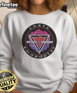 Nice Forte Swordplay logo sweatshirt featuring a stylish design perfect for fans of swordplay and casual wear.
