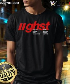 Nice Ghost Racing Ghst Dream Racing Bike T-shirt featuring a bold design, perfect for motorsport enthusiasts.