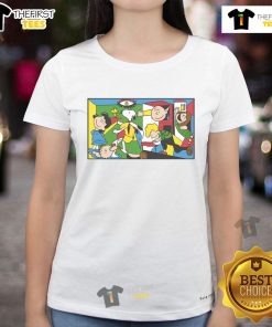 Nice Guernuts Peanuts Ladies Tee featuring a stylish design and vibrant colors, perfect for casual wear.