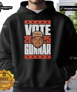 Nice Gunnar Henderson 2025 Vote Hoodie featuring stylish design and vibrant colors for supporters of the baseball star.