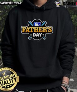 Nice Happy Father's Day MLB Hoodie featuring a stylish design perfect for baseball fans celebrating Father's Day.