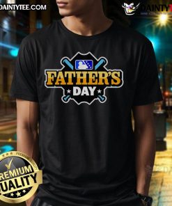 Nice Happy Father's Day MLB T-Shirt featuring vibrant graphics, perfect gift for baseball-loving dads.