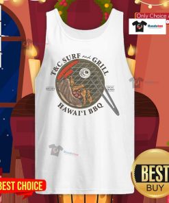 Nice Hawaii BBQ Jersey Tank Top featuring vibrant tropical colors and relaxed fit, perfect for summer outings.