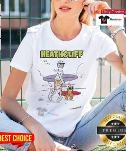 Alt Text: Nice Heathcliff and The Summer Mummy Ladies Tee featuring a stylish design perfect for casual summer wear.
