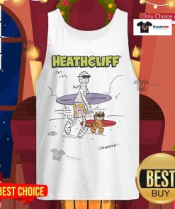 Stylish Nice Heathcliff and the Summer Mummy tank top featuring vibrant colors and a trendy design for summer wear.