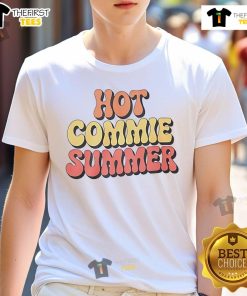 Nice Hot Commie Summer T-Shirt featuring bold graphics and vibrant colors, perfect for summer fashion and casual wear.