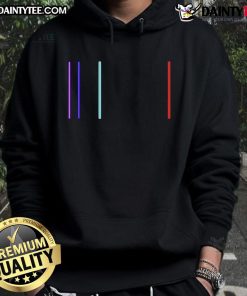 Stylish Nice Hydrogen Emission Spectrum hoodie featuring vibrant colors and unique scientific design for science enthusiasts.