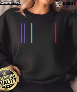 Stylish Nice Hydrogen Emission Spectrum sweatshirt featuring vibrant colors and a unique scientific design.