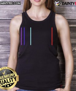 Stylish Nice Hydrogen Emission Spectrum tank top featuring vibrant colors and scientific design for science enthusiasts.