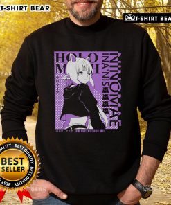 Alt Text: Cute Nice-Ina Hololive Ninomae Inanis Vtuber sweatshirt featuring vibrant colors and a stylish design for fans.