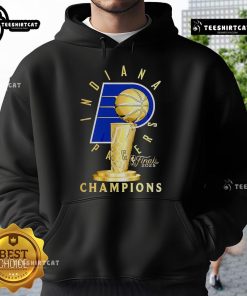 2025 NBA Finals Champions limited hoodie featuring Nice Indiana Pacers logo, perfect for fans celebrating the victory.