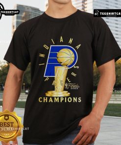Nice Indiana Pacers Finals 2025 Champions Limited T-Shirt featuring team colors and logo, perfect for fans.