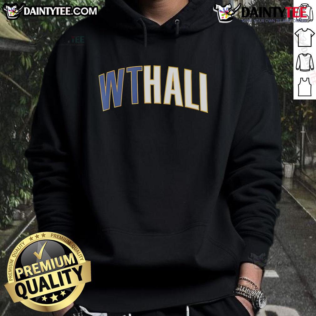 Nice Indiana Pacers Tyrese Haliburton Wthali Hoodie Tyrese Haliburton wearing a Nice Indiana Pacers WTHali Hoodie, showcasing team spirit and style.