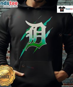 Alt Text: Stylish Nice Jurassic World Rebirth Detroit Tigers logo hoodie featuring vibrant graphics and comfortable fit.