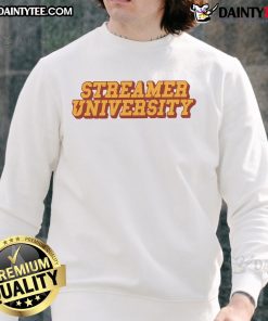 Alt Text: Nice Kai Cenat streamer university sweatshirt featuring vibrant graphics and a comfortable fit for gaming fans.