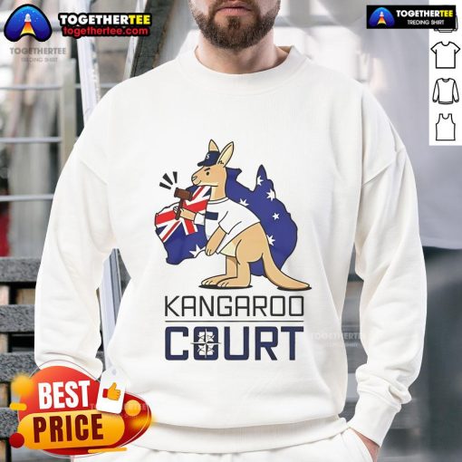 Nice Kangaroo Court Seattle Mariners sweatshirt featuring vibrant team colors and logo, perfect for fans and collectors.